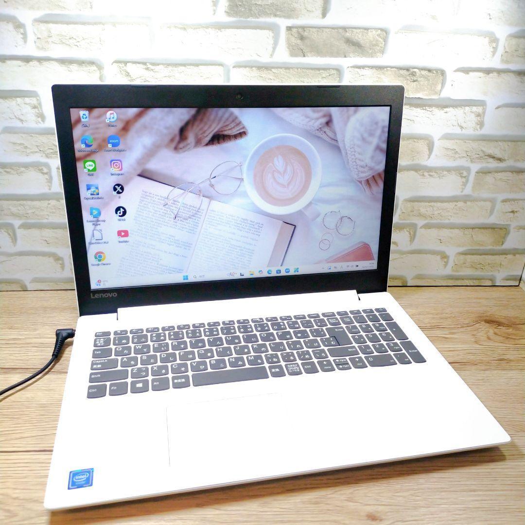 爆速☆Windows11☆レノボ♪薄型ノートパソコン✨DVDカメラ付き