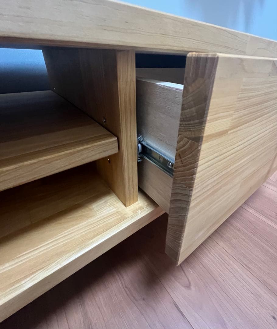 北欧風 テレビボード パイン材 無垢　ハンドメイド 新品 一点もの TVボード