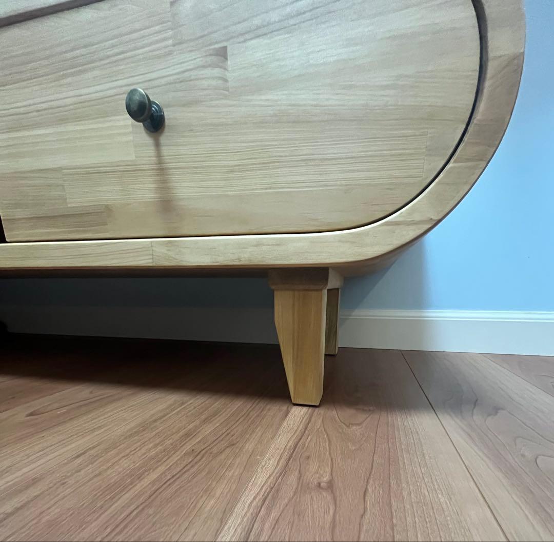 北欧風 テレビボード パイン材 無垢　ハンドメイド 新品 一点もの TVボード