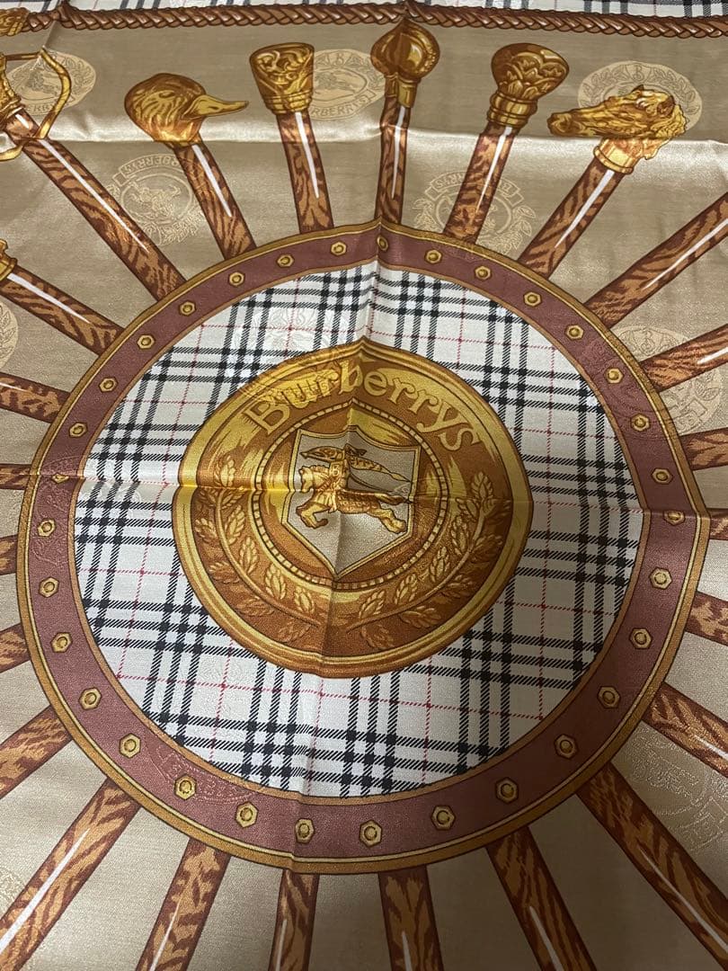 H*a様 Burberrys シルク&コットンハンカチ ーフ3枚セット