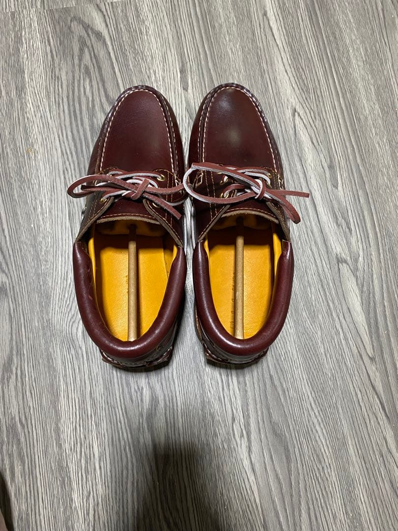 新品同様 Timberland スリーアイ ブラウン ティンバーランド モカシン