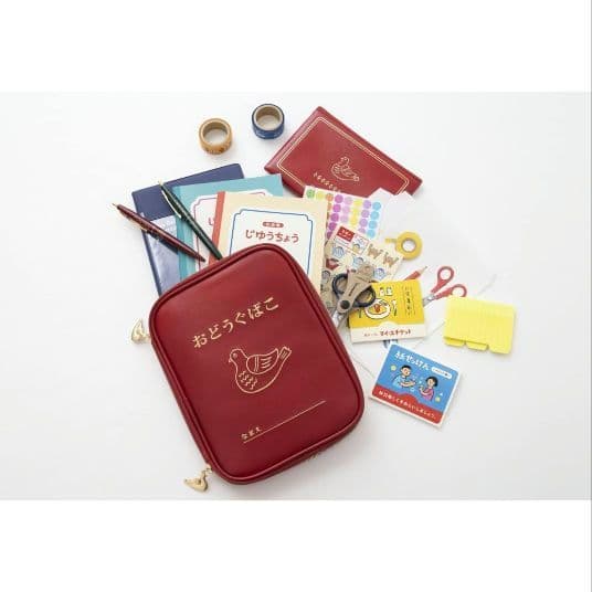 【ニューレトロ】【おどうぐばこ型】【マルチポーチ BOOK】