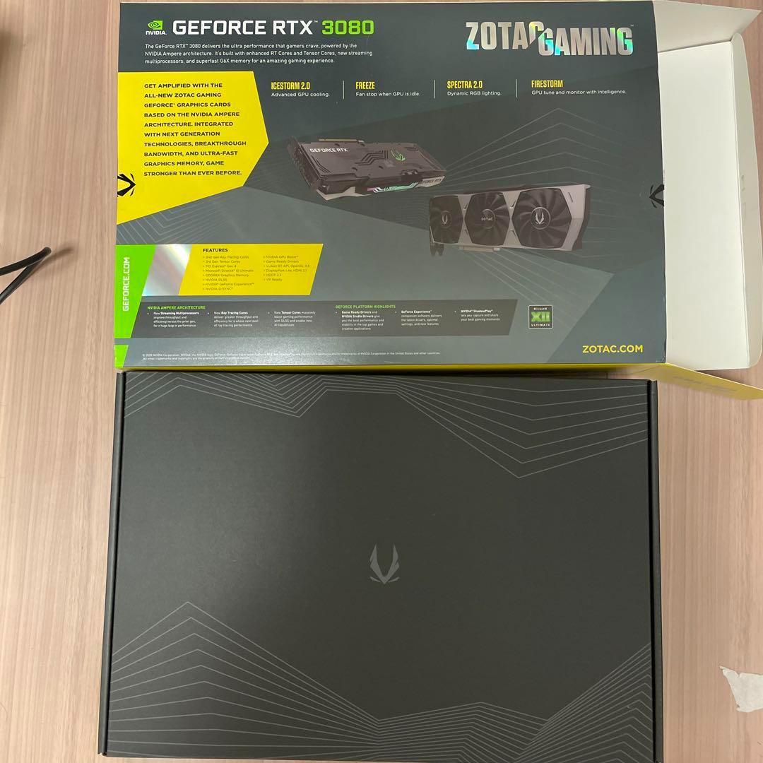 ZOTAC Geforce RTX 3080 グラボ 10GB 非LHR