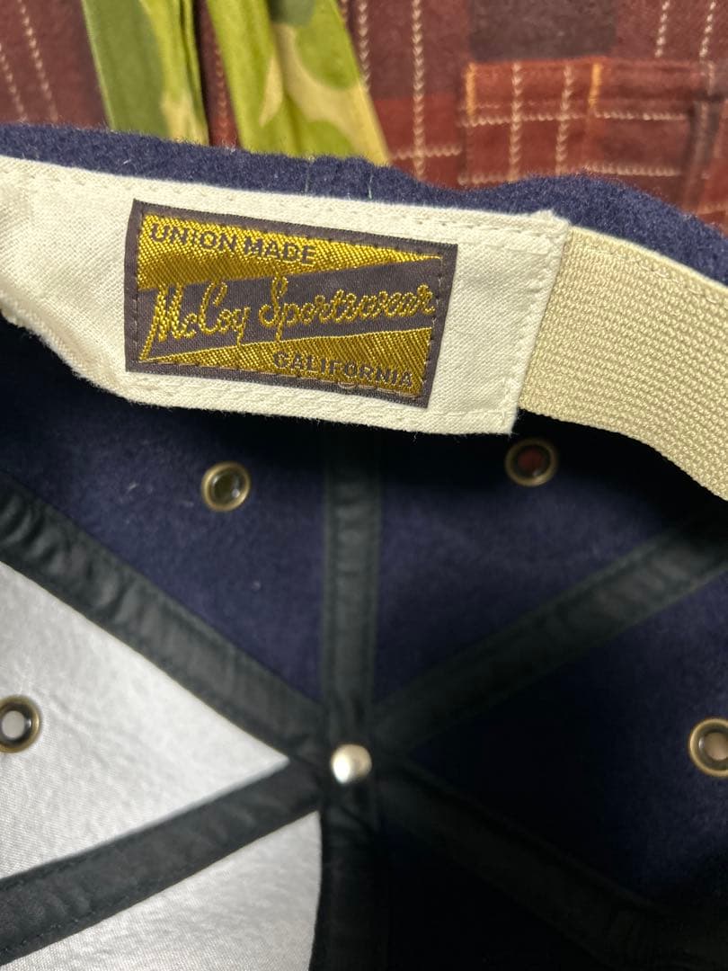 希少　リアルマッコイズ　WOOL BASEBALL CAP キャップ