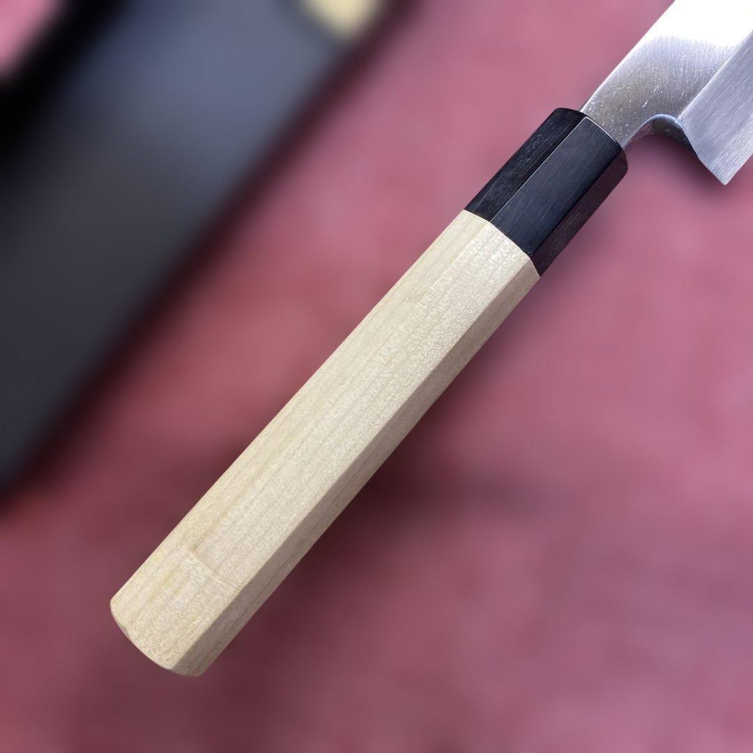 青二鋼　勘所切付柳刃包丁　360㎜　尺2寸