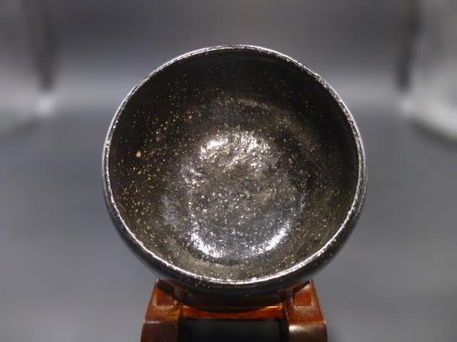 楽吉左衛門　五代　宗入　黒茶碗／銘「無事」／表千家六代　覚々斎極め箱／仕覆