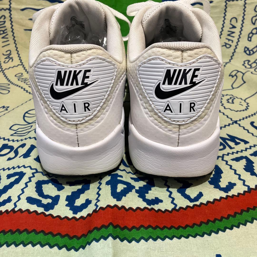 極美品！Nike エアマックス90G ゴルフシューズ　　ホワイト　26cm