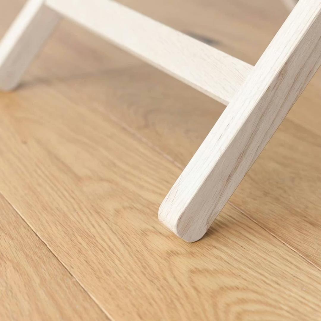 国産帆布の折りたたみイス チャコールブラウン