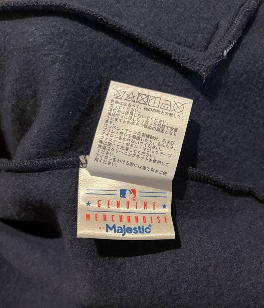 Majestic ニューヨーク ヤンキース ロゴ刺繍 スウェットスタジャン XL