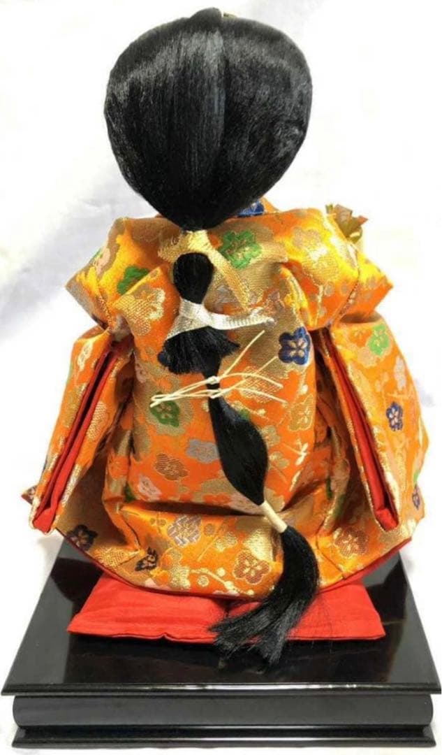 雛人形 峰月 三人官女 女官 長柄 三方 提 3体セット 台座付き お雛様 桃の