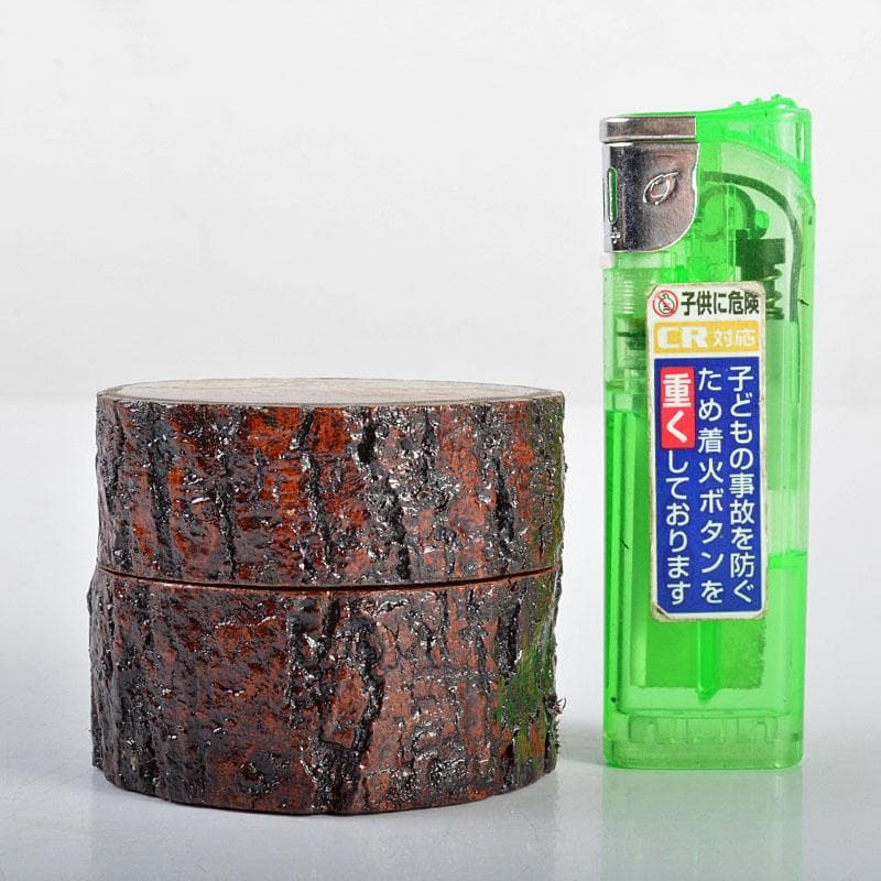 茶道具　加賀蒔絵師　川上峰春作　柿蒔絵　香合　共箱　M　R4370