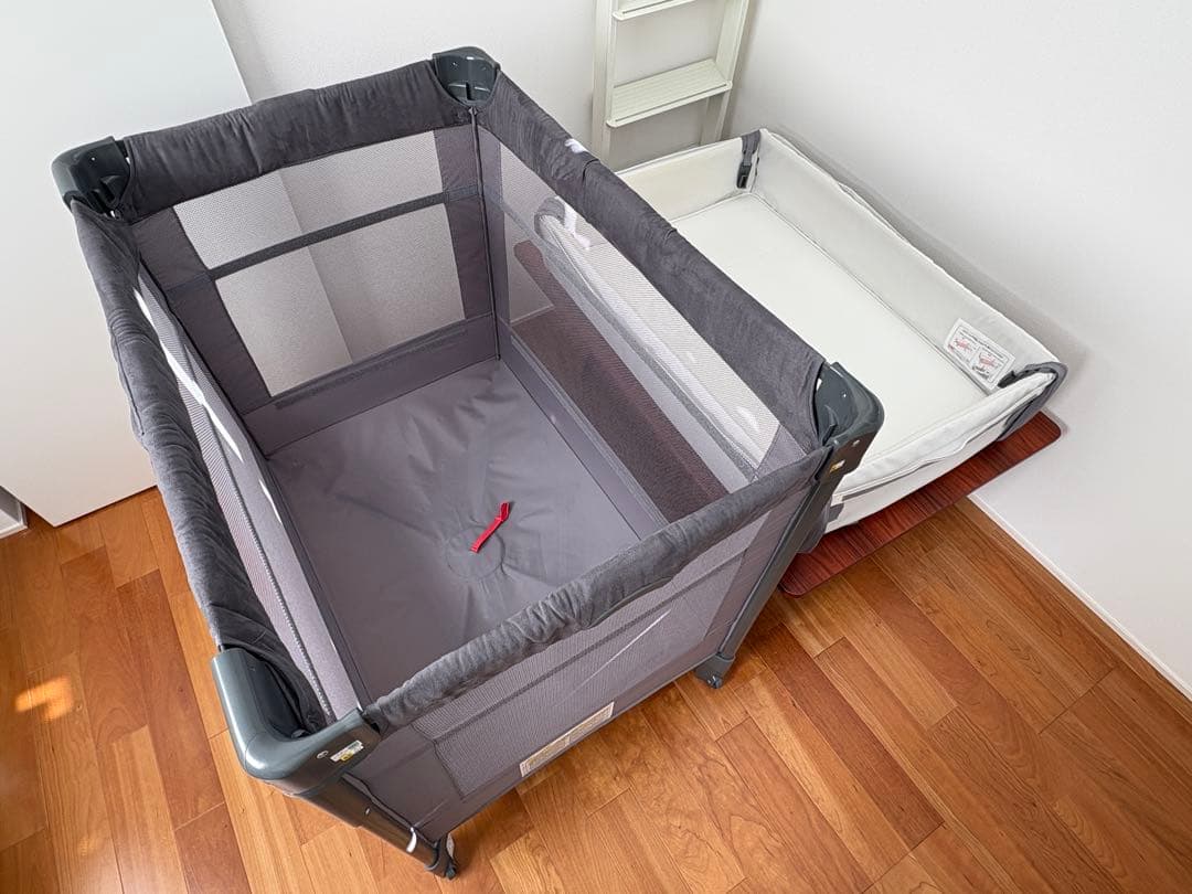 【美品】Aprica ココネルエアープラス　グレー