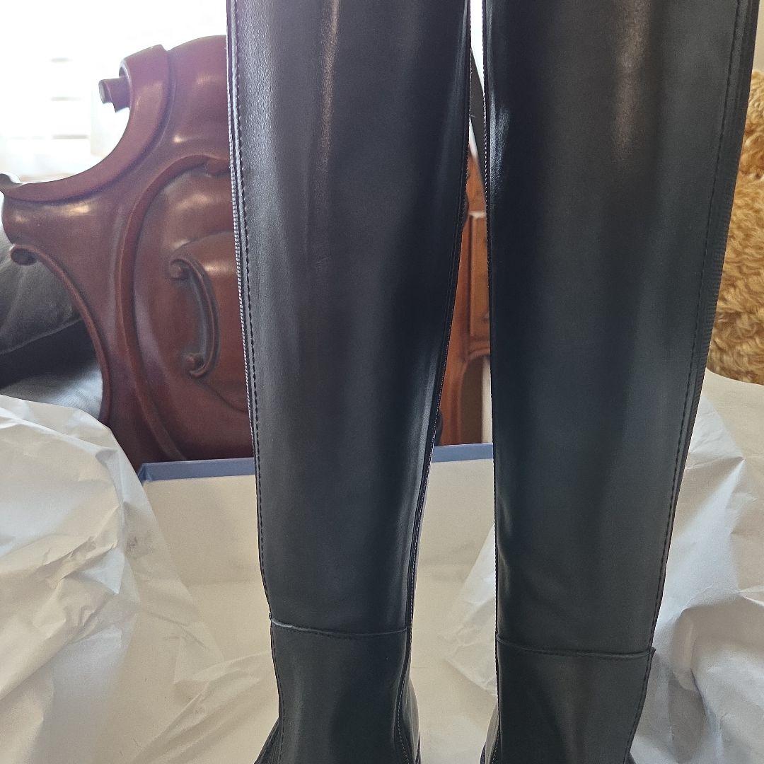 新品 NAPOLEONI ブラック ロングブーツ 38