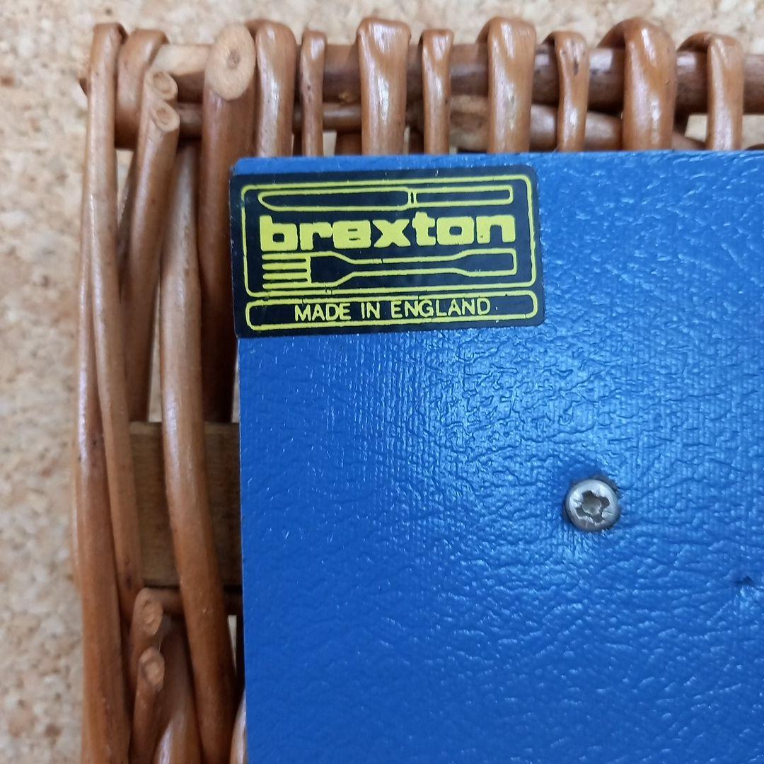 BREXTON　ブレクストン　ヴィンテージ　ピクニックバスケット　2人