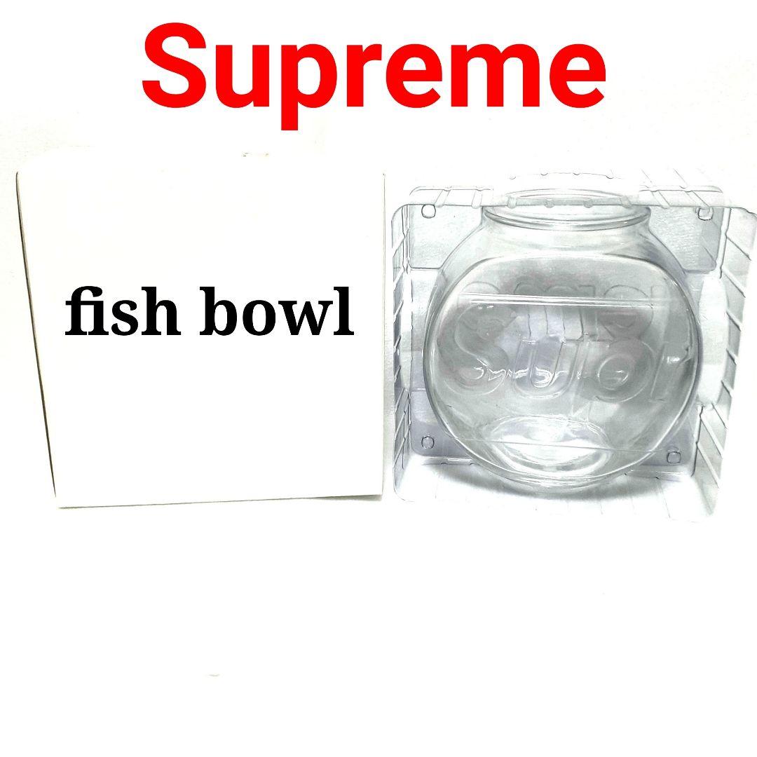 新品⭐シュプリーム⭐ロゴ ガラス アクアリウム 水槽 金魚鉢 テラリウム 花瓶