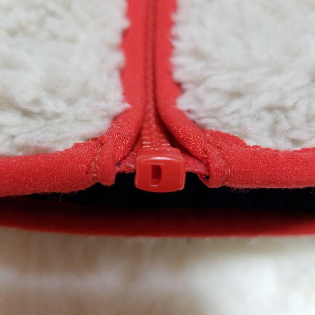 5T　パタゴニア　リバーシブル　フリース　ボア　ジャケット　ネイビー