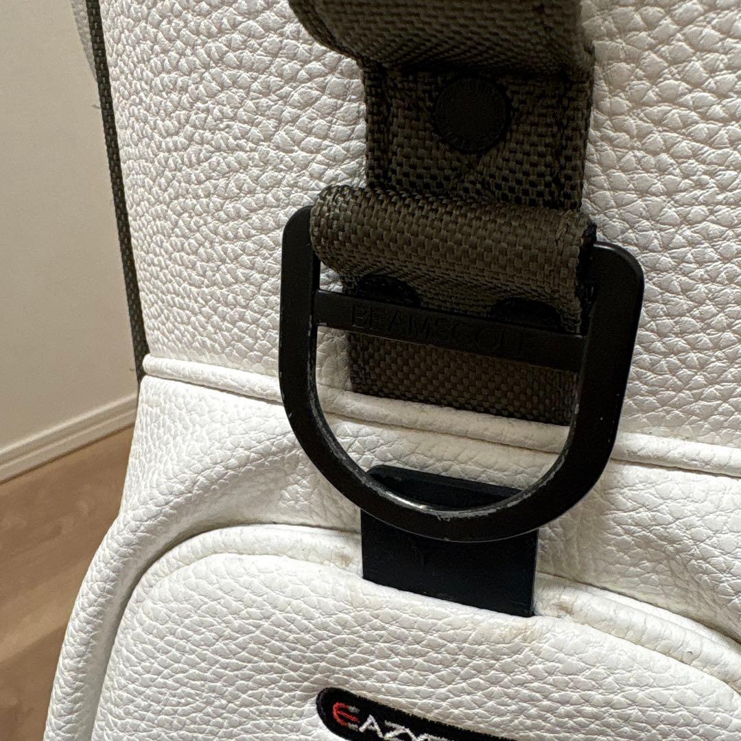 BEAMS GOLF バイカラー　エイトハーフ　キャディバッグ　自立式