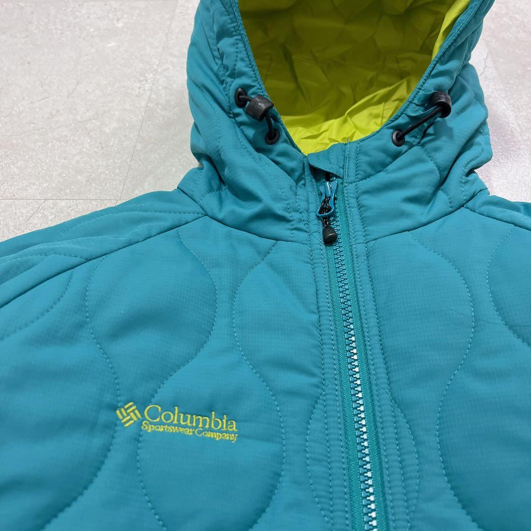 ジャケット・アウター Columbia hooded puffer jacket turquoise