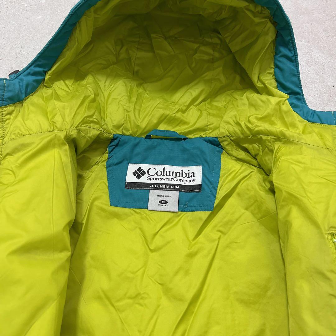 ジャケット・アウター Columbia hooded puffer jacket turquoise