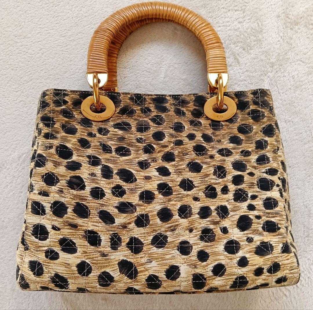 クリスチャンディオール Dior ヒョウ柄 ハンドバッグ 2way 最終値下げ