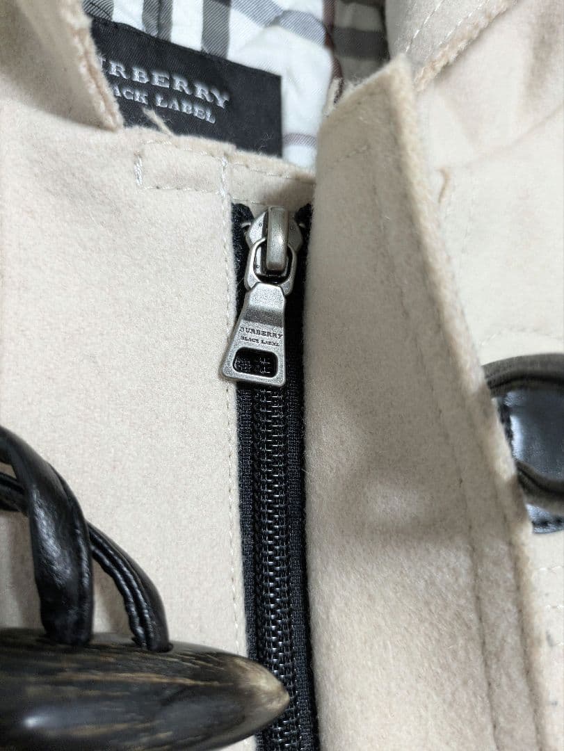 入手困難✨ BURBERRY BLACK LABEL ダッフルコートウール L