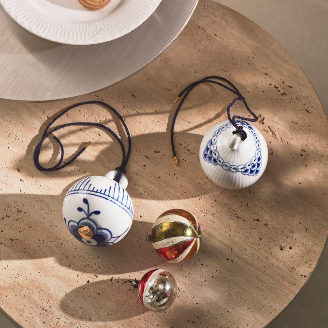 新品ロイヤルコペンハーゲン オーナメント ブルーフルーテッド プリンセス メガ