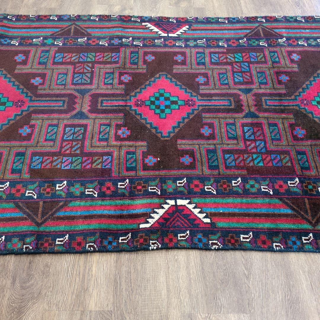 ヴィンテージラグ　トライバルラグ　バルーチ　アフガニスタン絨毯