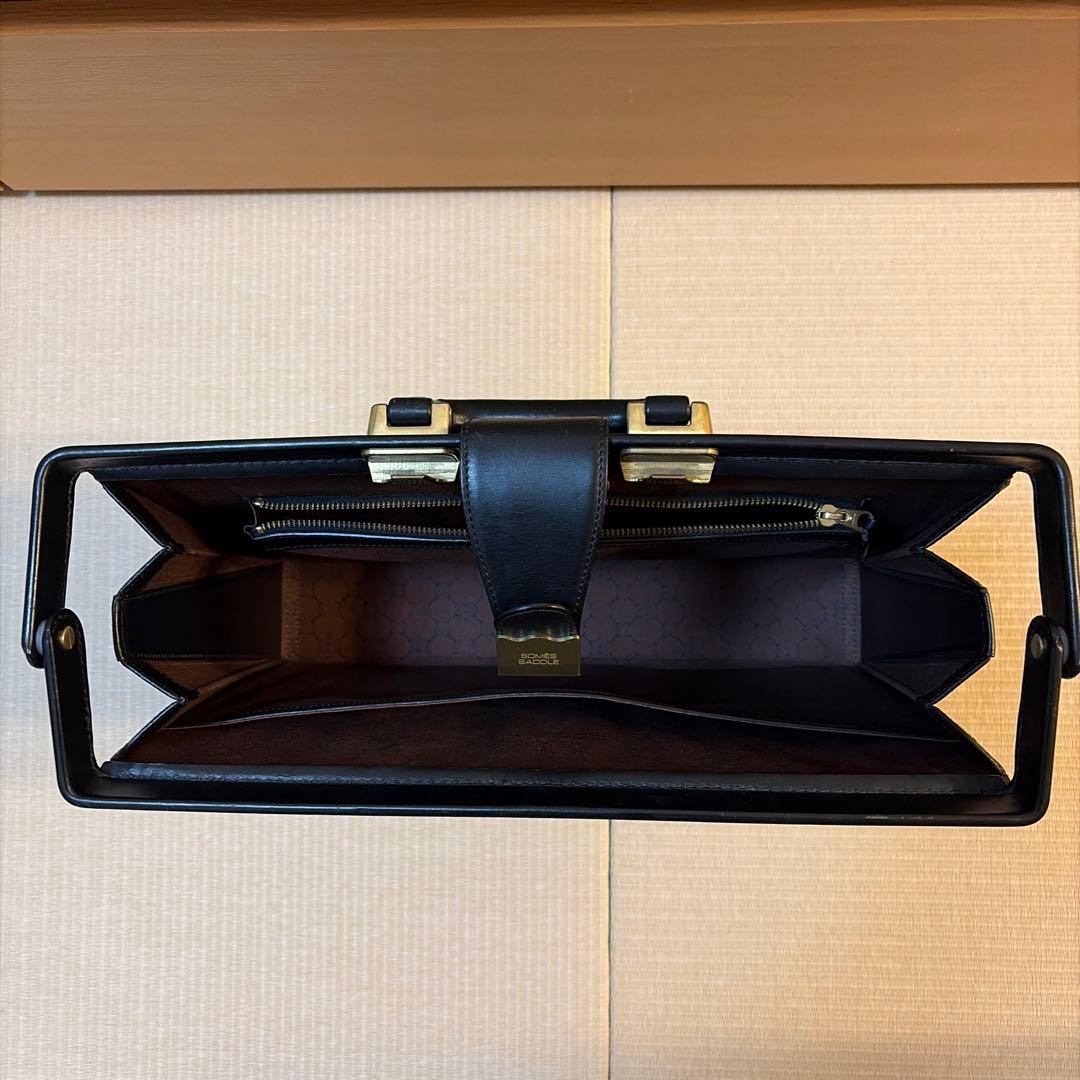 ソメスサドル エグゼクティブ ダレスバッグ ブラック