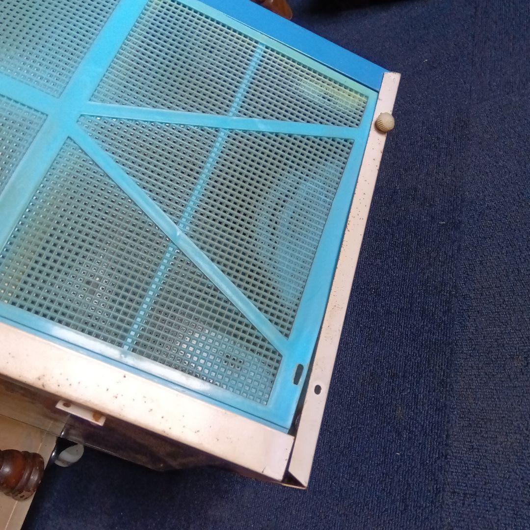 収納棚 蠅帳 昭和レトロ 車の柄 中古品