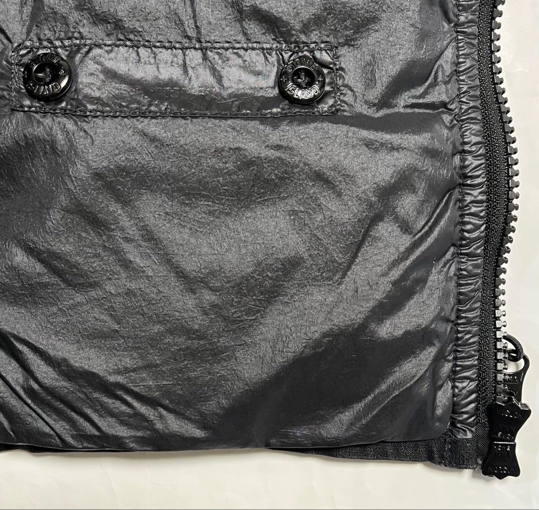 stone GARMENT DYED DOWN ダウンベスト 黒 L