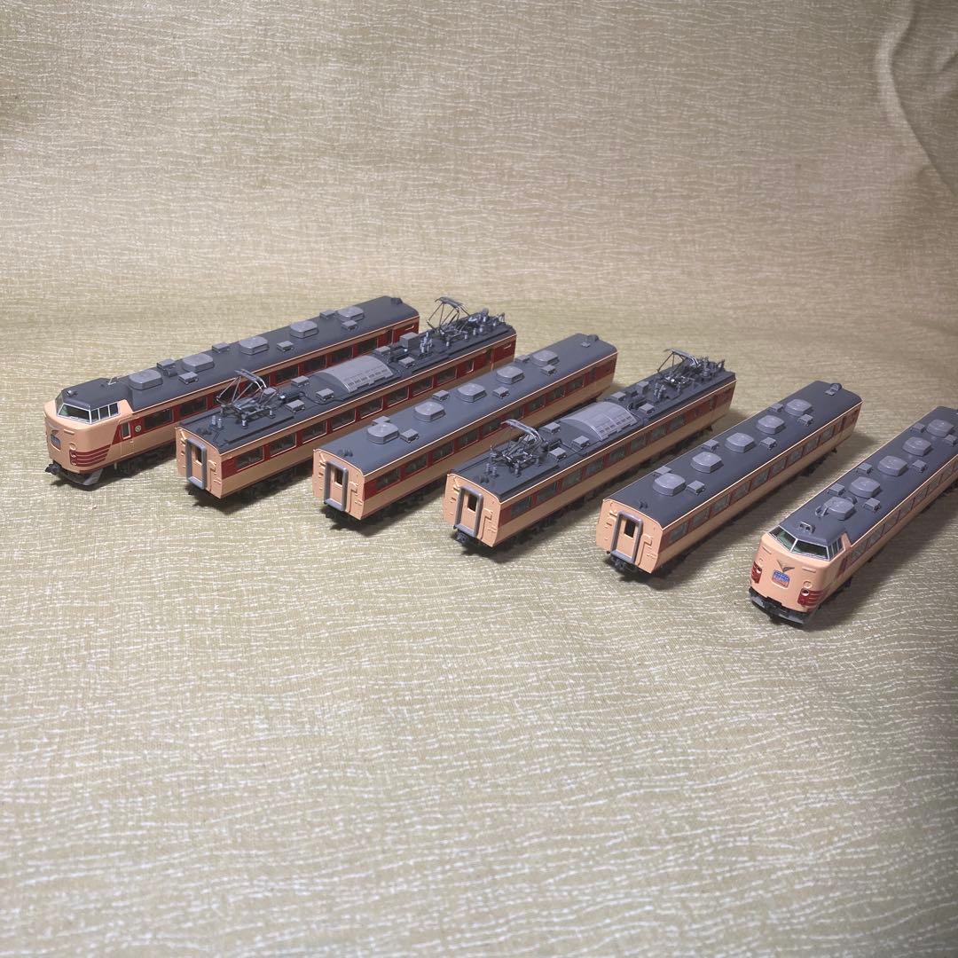 TOMIX 485系「はつかり」編成タイプ6輌セット(ジャンク)