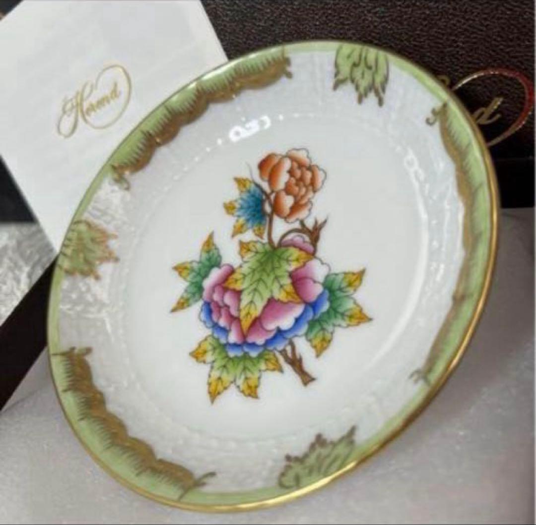 ［新品］Herend☆ヴィクトリアブーケ☆豆皿セット