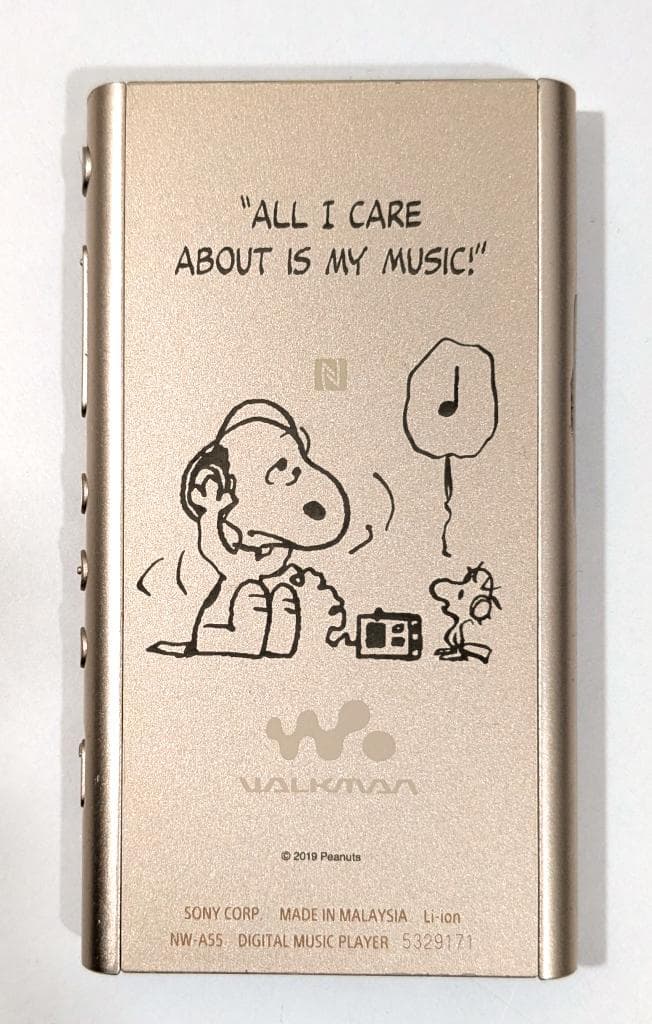 NW-A55 スヌーピー ウォークマン40周年記念 刻印サービス 数量限定品