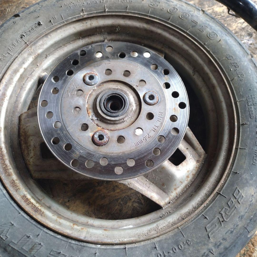 AF35 ライブディオ　フロントフォーク　ディスク