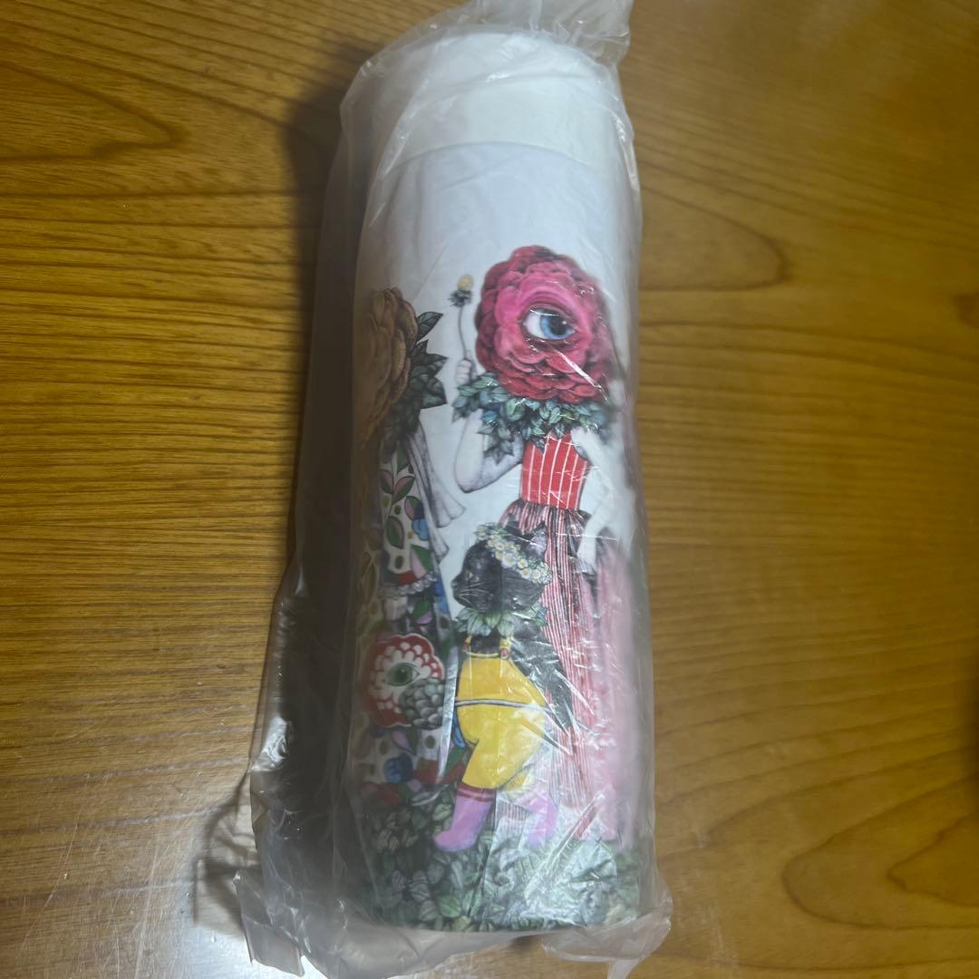 BORIS ZAKKATEN サーモボトル　眼花たちとくろいねこ