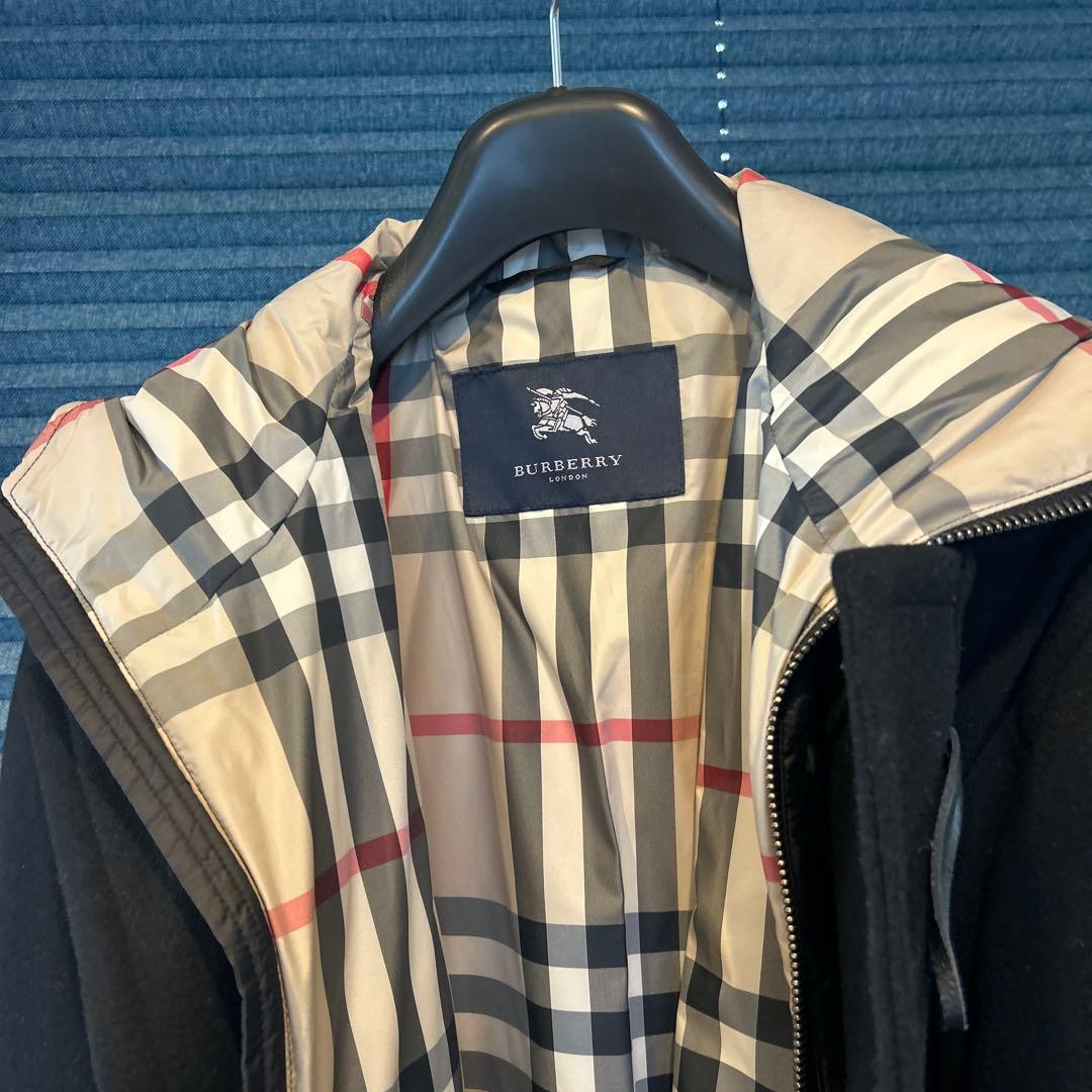 バーバリーロンドン　ダッフルコート　ダウンフーディライナー付き