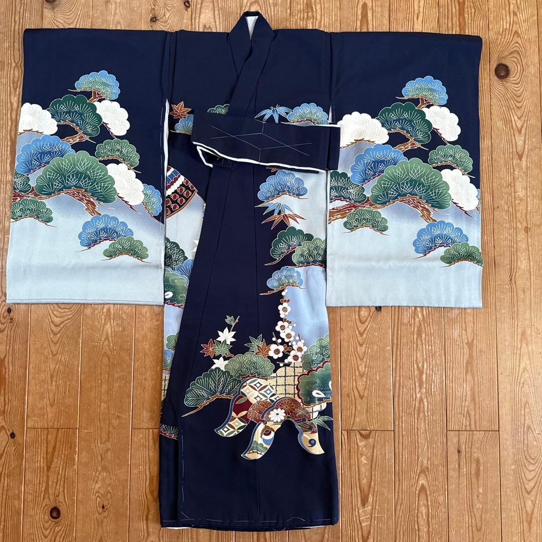 【新品】お宮参り着物　男の子　呉服店　家紋なし