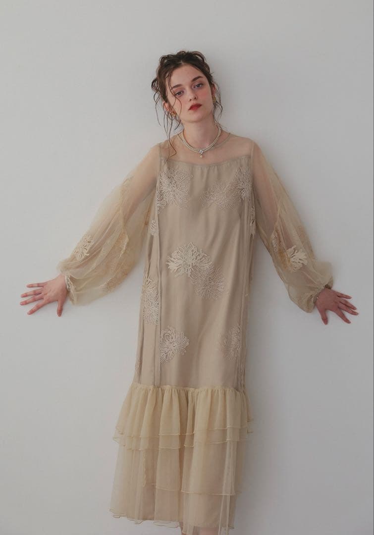 ★新品タグ付き★ドリードール　バルーンスリーブボリュームドレス　結婚式