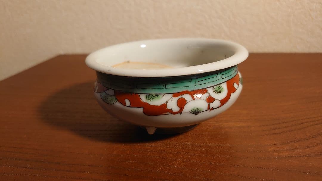 古九谷　九谷焼　古伊万里　伊万里　香炉　色絵　蔵出し　１客