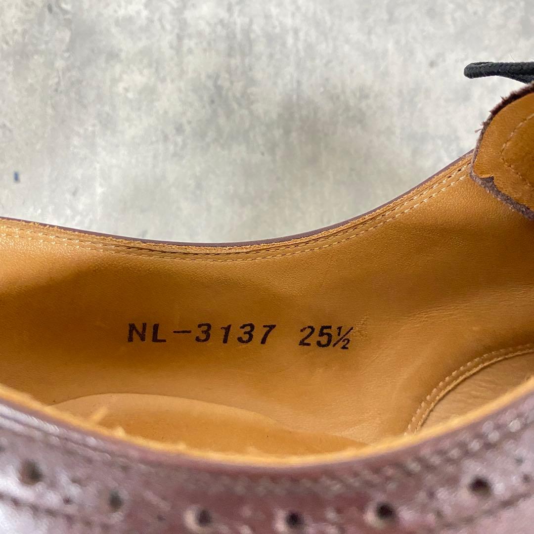 【極美品】スコッチグレイン ウィングチップ NL3137 25.5