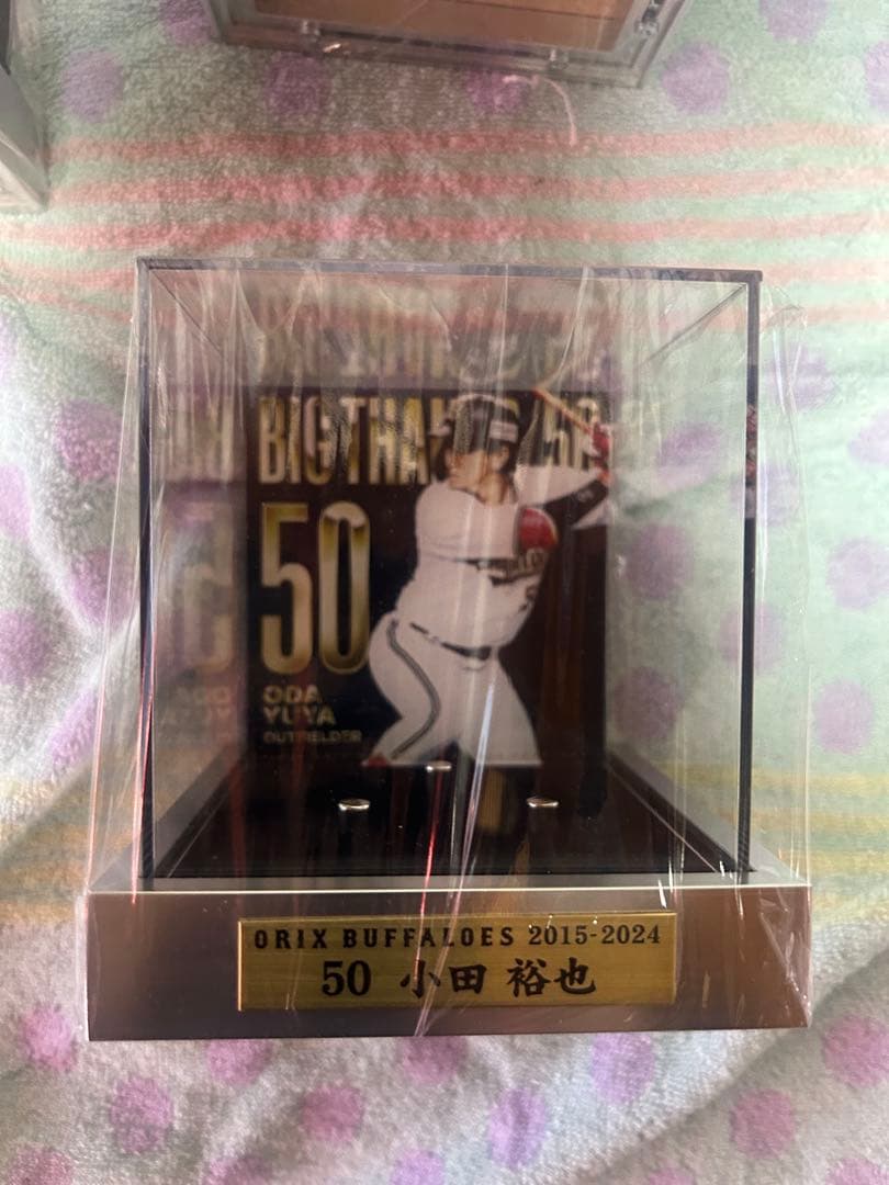 オリックスバファローズ 選手引退記念 直筆サインボール　T岡田選手、小田選手