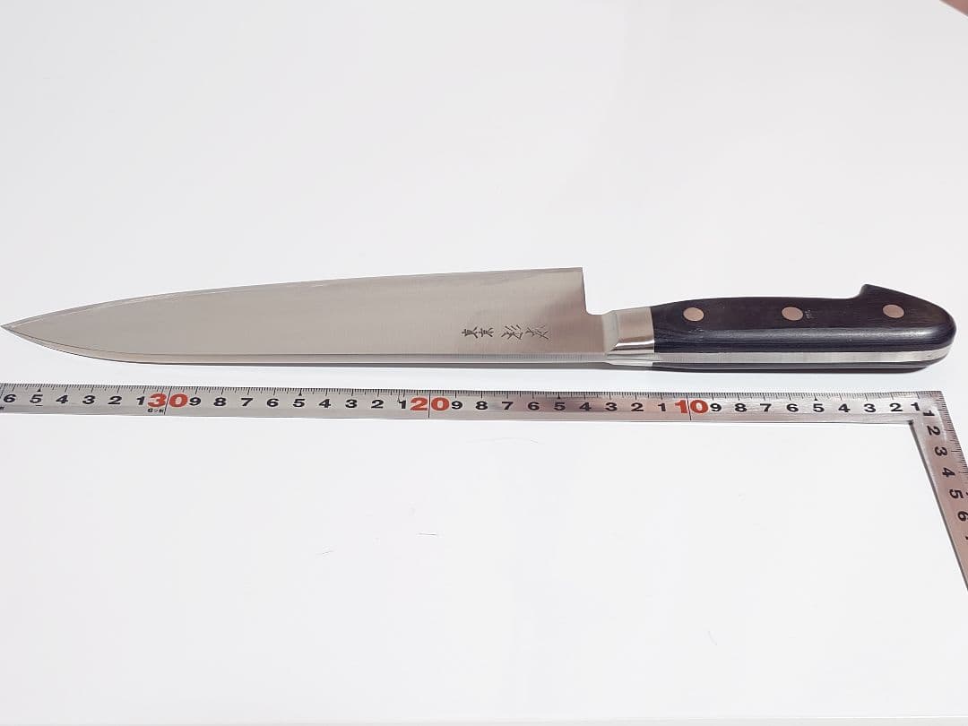 杉本　洋出刃　24cm サビニニクイ合金鋼　中古