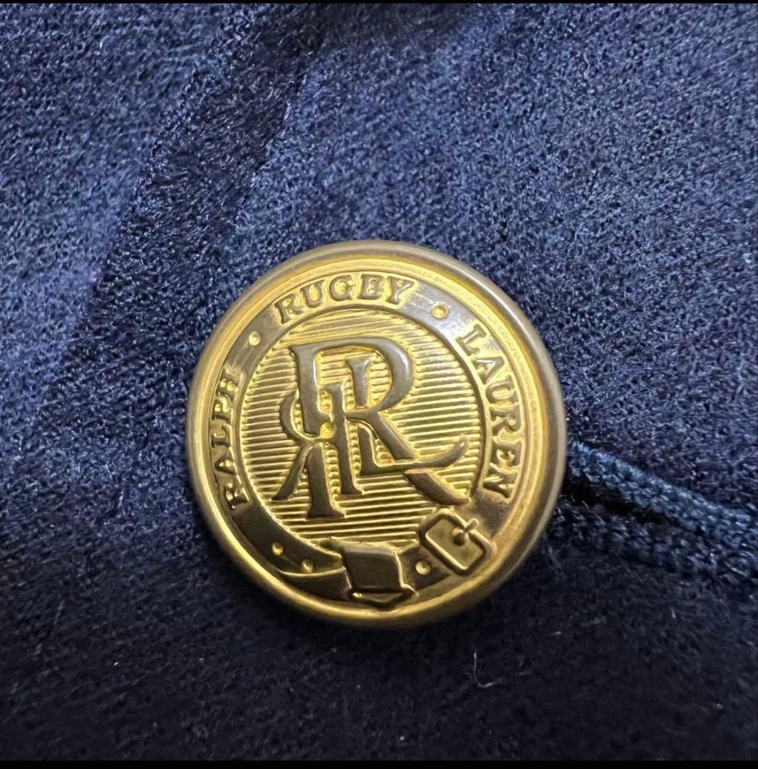 ラルフローレンラグビー　紺ブレ　金ボタン エンブレム