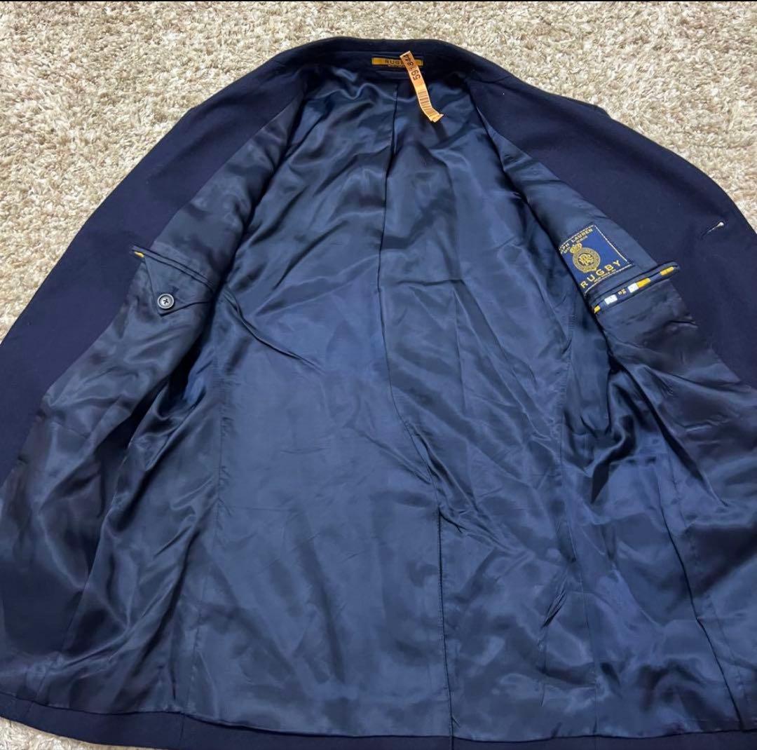 ラルフローレンラグビー　紺ブレ　金ボタン エンブレム