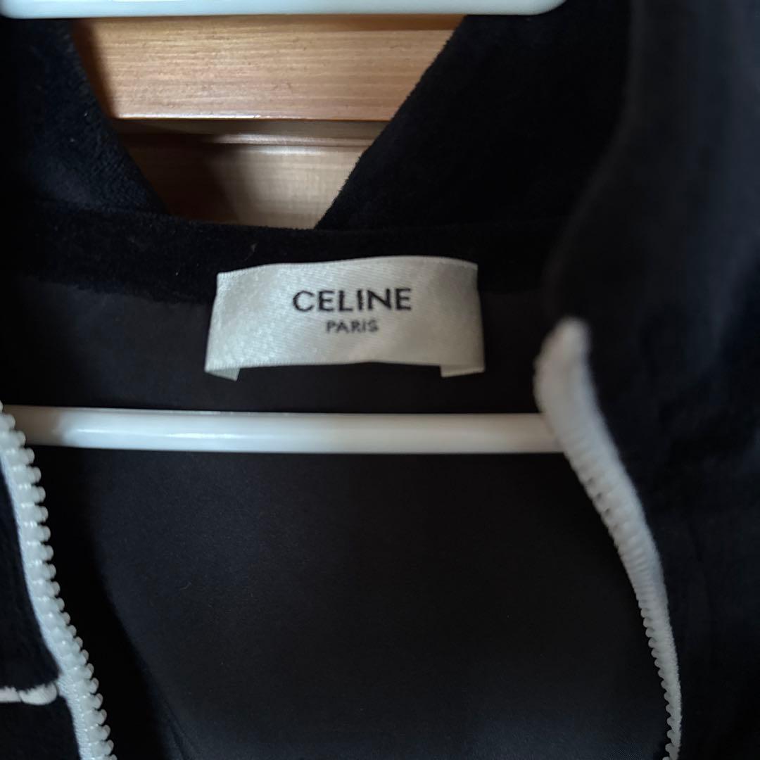 CELINE ベロアブラック セットアップ