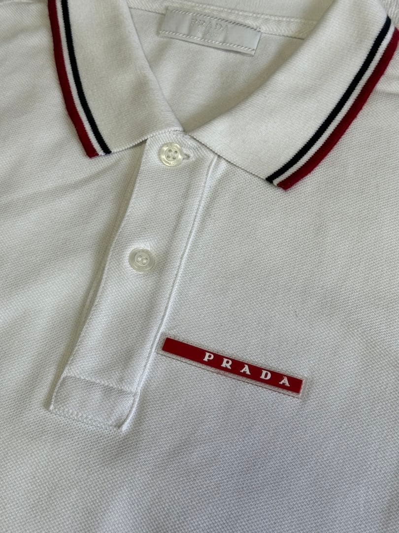 プラダ　ポロシャツ　プラダスポーツ　ラバー