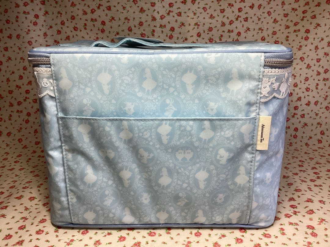 【未使用】アフタヌーンティー　バッグ　ディズニー　近沢レース　小物入れ　バニティ