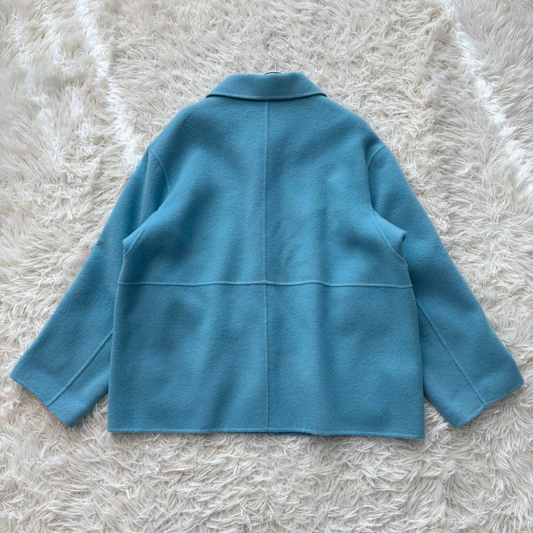 ✨美品✨ ドゥクラッセ 近年モデル カシミヤ混ウールリバーコート ハンドメイド