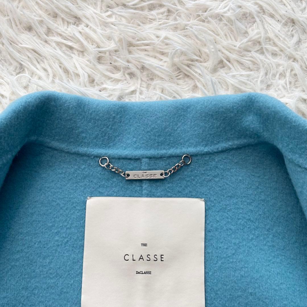 ✨美品✨ ドゥクラッセ 近年モデル カシミヤ混ウールリバーコート ハンドメイド