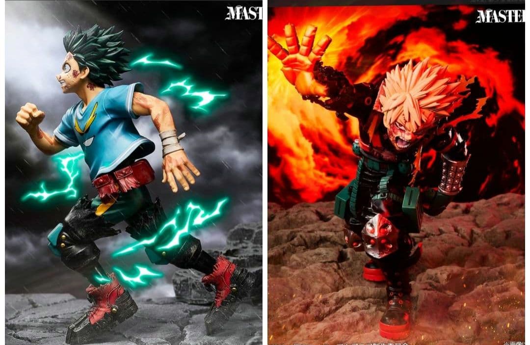 ヒロアカ 一番くじ 紡がれる想い C賞 緑谷出久 D賞爆豪勝己